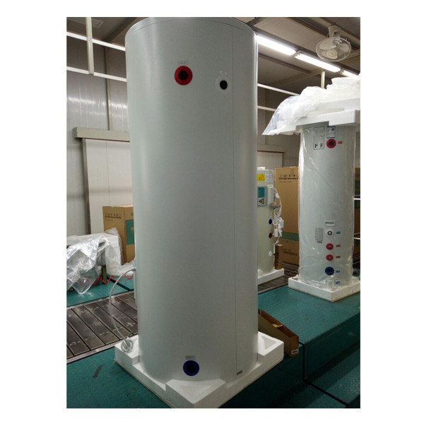 All-in-One-Wärmepumpen-Warmwasserbereiter zusammengebaut 