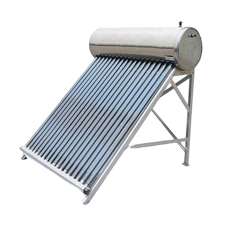 Thermosiphon-Solarwarmwasserbereiter mit flacher Dachplatte